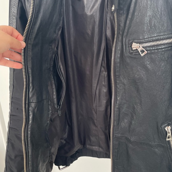 RUDSAK Black Leather & Nylon Jacket - Picture 13 of 13